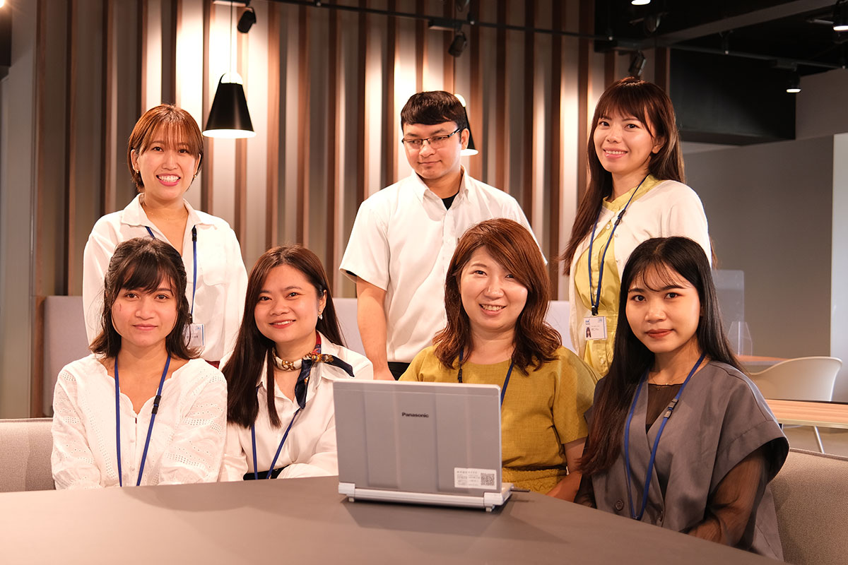 マイナビグローバルでは日本語以外に5か国の言語に対応可能
