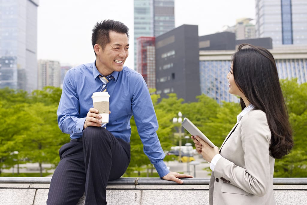 上司との関係がフレンドリーな台湾人社員